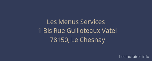 Les Menus Services