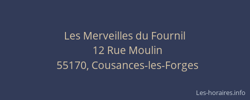 Les Merveilles du Fournil