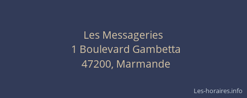 Les Messageries