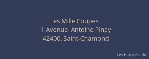 Les Mille Coupes