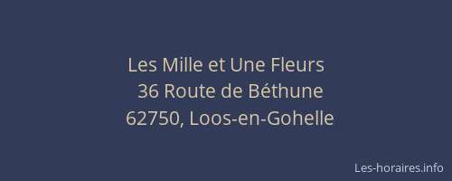 Les Mille et Une Fleurs