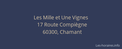 Les Mille et Une Vignes