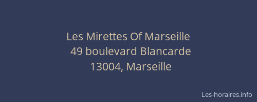 Les Mirettes Of Marseille