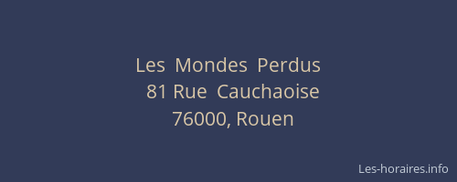 Les  Mondes  Perdus