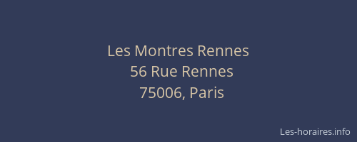 Les Montres Rennes