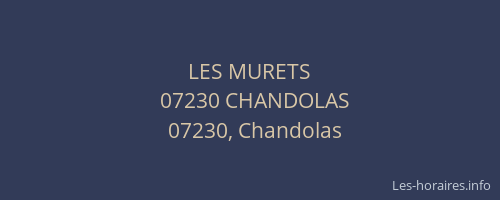 LES MURETS
