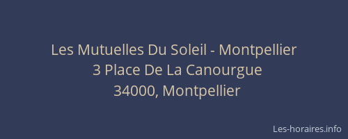 Les Mutuelles Du Soleil - Montpellier