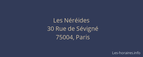 Les Néréides