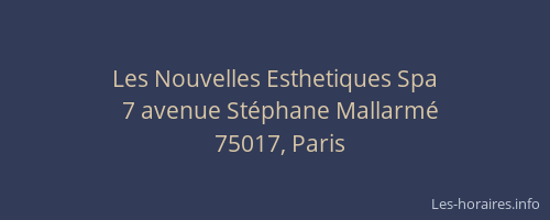 Les Nouvelles Esthetiques Spa