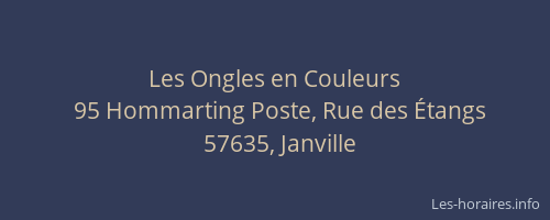 Les Ongles en Couleurs