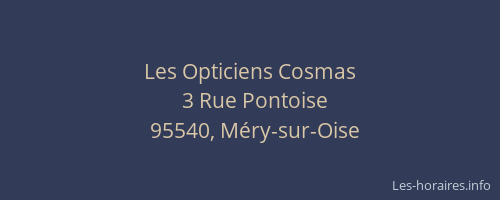 Les Opticiens Cosmas