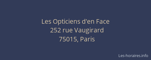 Les Opticiens d'en Face