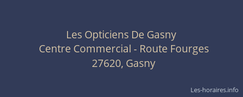 Les Opticiens De Gasny