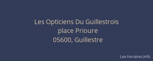 Les Opticiens Du Guillestrois