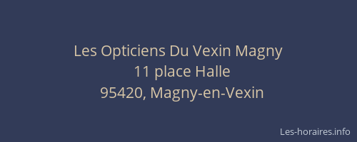 Les Opticiens Du Vexin Magny