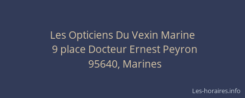 Les Opticiens Du Vexin Marine