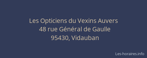 Les Opticiens du Vexins Auvers