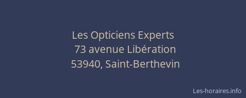 Les Opticiens Experts