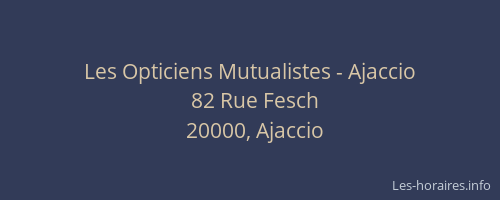 Les Opticiens Mutualistes - Ajaccio