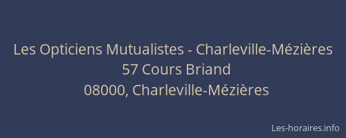 Les Opticiens Mutualistes - Charleville-Mézières
