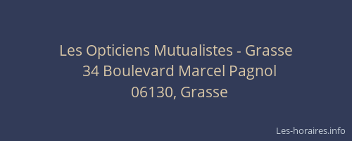 Les Opticiens Mutualistes - Grasse