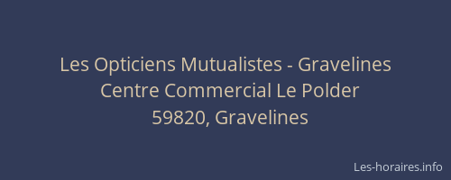 Les Opticiens Mutualistes - Gravelines