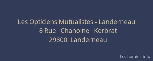 Les Opticiens Mutualistes - Landerneau