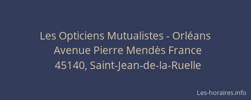 Les Opticiens Mutualistes - Orléans