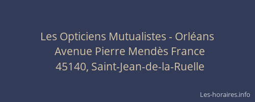 Les Opticiens Mutualistes - Orl&eacute;ans