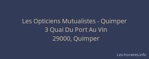 Les Opticiens Mutualistes - Quimper