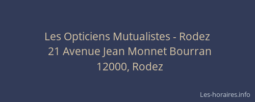 Les Opticiens Mutualistes - Rodez