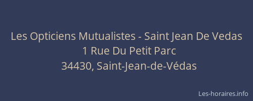 Les Opticiens Mutualistes - Saint Jean De Vedas