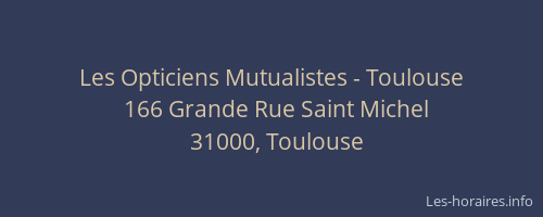 Les Opticiens Mutualistes - Toulouse