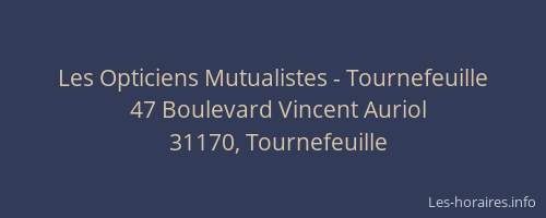 Les Opticiens Mutualistes - Tournefeuille