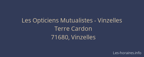 Les Opticiens Mutualistes - Vinzelles