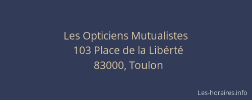 Les Opticiens Mutualistes