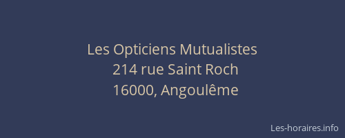 Les Opticiens Mutualistes