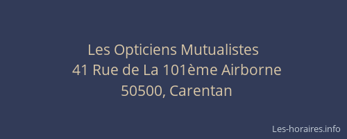 Les Opticiens Mutualistes
