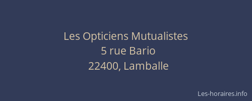 Les Opticiens Mutualistes