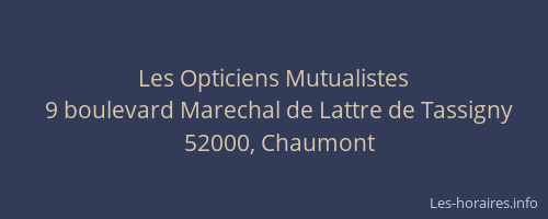 Les Opticiens Mutualistes