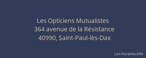 Les Opticiens Mutualistes