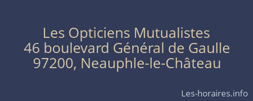 Les Opticiens Mutualistes