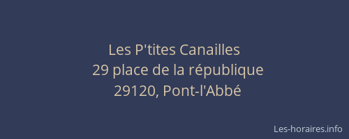 Les P'tites Canailles