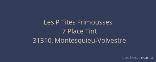 Les P Tites Frimousses