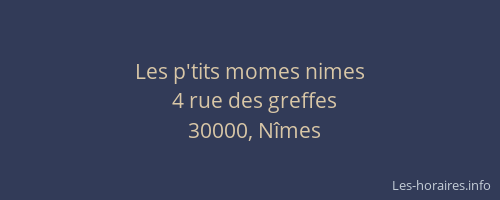 Les p'tits momes nimes