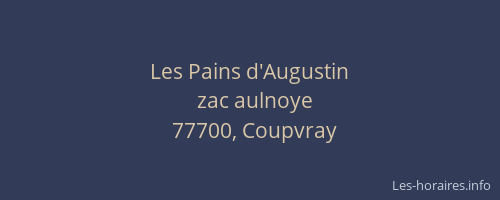 Les Pains d'Augustin