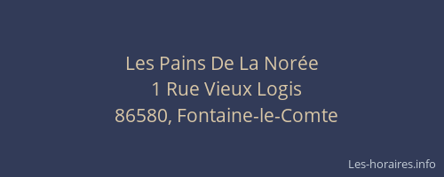 Les Pains De La Nor&eacute;e