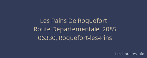 Les Pains De Roquefort