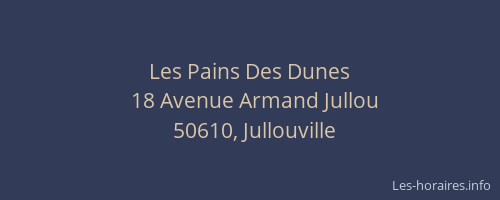 Les Pains Des Dunes
