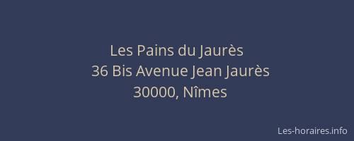 Les Pains du Jaurès